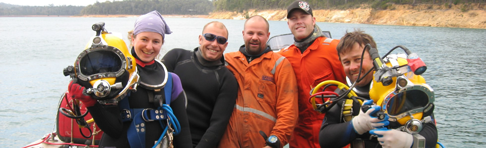 Offshore Diving Services - Commercial diving, salvage, mooring contracting, underwater welding, cutting and anode installation, Western Australia